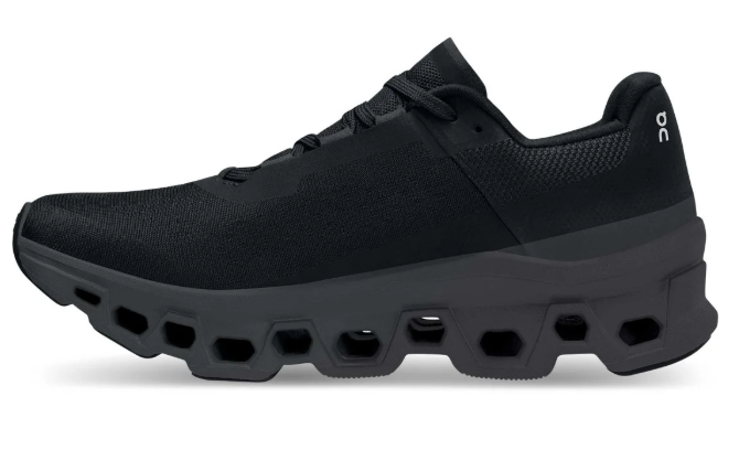 On Women's Cloudmonster - Black & Magnet