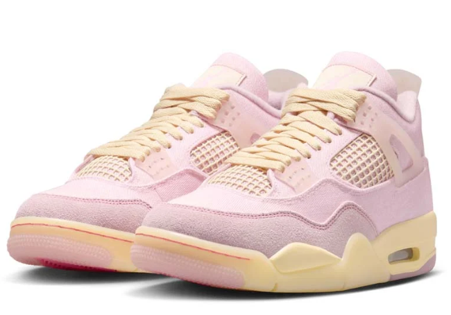 Air Jordan 4 Retro Women's - Pearl Pink & Iced Carmine