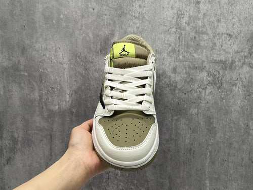 Air Jordan 1 Low Golf Olive & Off-White Shoes