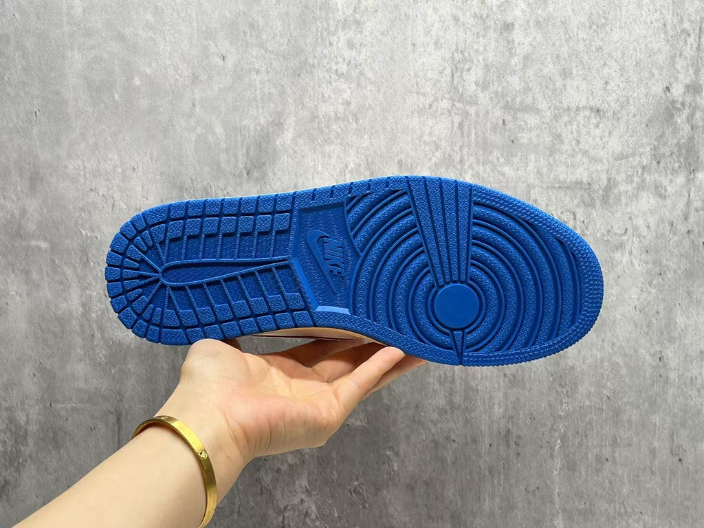 Air Jordan 1 Low Off-White & Blue Sneakers