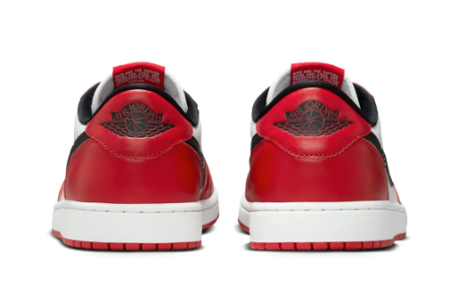 Air Jordan 1 Retro Low OG - Red, White & Black