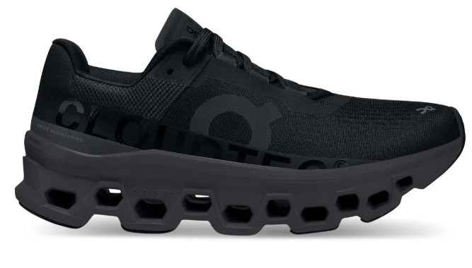 On Women's Cloudmonster - Black & Magnet