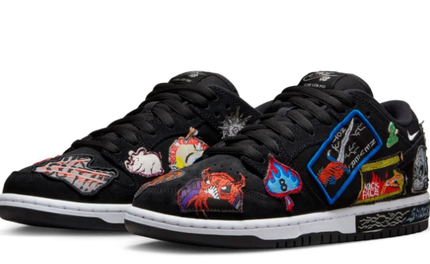 Nike x Neckface SB Dunk Low Pro 'Black'