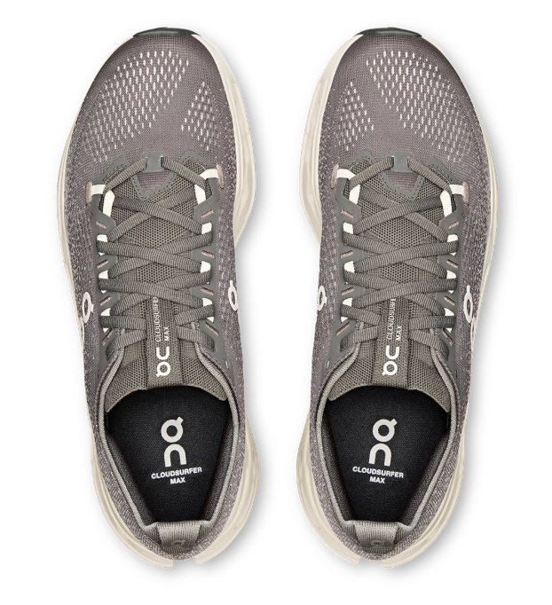 On Cloudsurfer Max - Grey & Cream