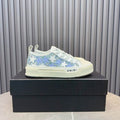 AMIRI Star Detail Low-Top Sneakers – Blue & White
