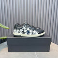 AMIRI Star Detail Low-Top Sneakers – Black & White