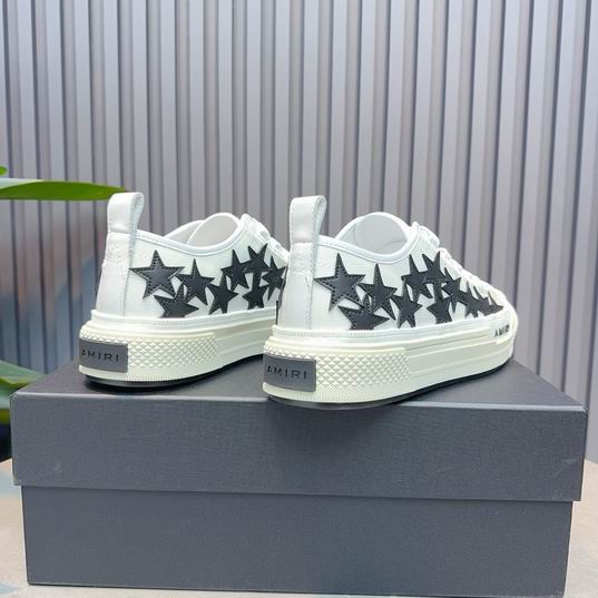 AMIRI Black Star Low-Top Sneakers – White & Black