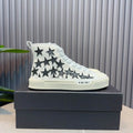 AMIRI Star White High-Top Sneakers