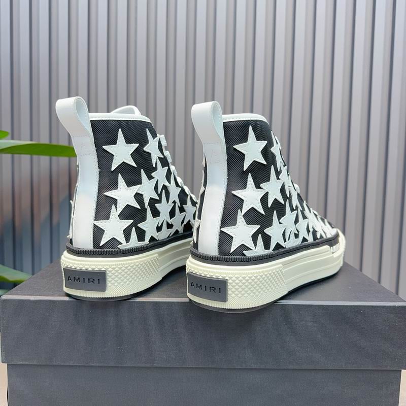 AMIRI Star Black High-Top Sneakers