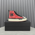 AMIRI Red Bandana High-Top Sneakers