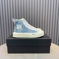 AMIRI Blue Bandana High-Top Sneakers