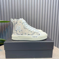 AMIRI White Bandana High-Top Sneakers