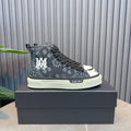 AMIRI Black Bandana High-Top Sneakers