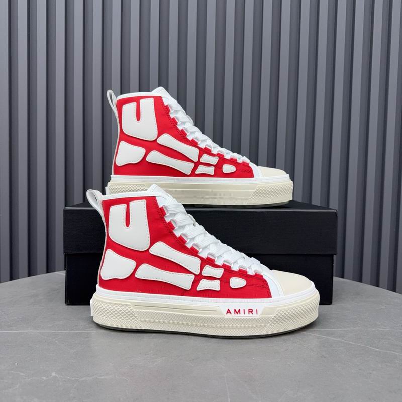 AMIRI Red Bones High-Top Sneakers