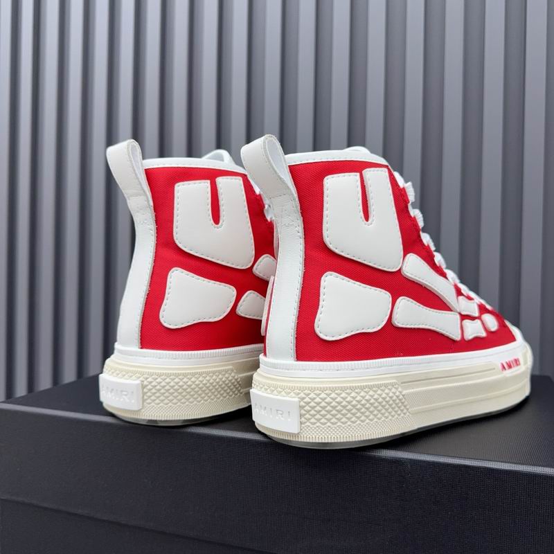AMIRI Red Bones High-Top Sneakers