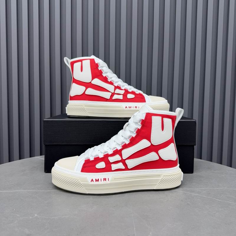 AMIRI Red Bones High-Top Sneakers