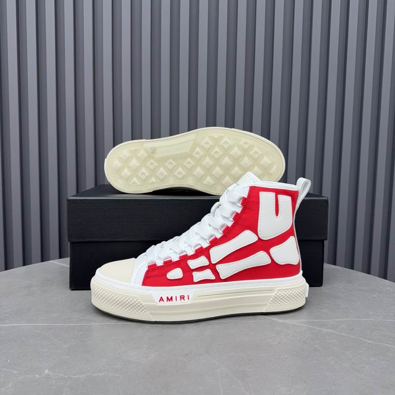 AMIRI Red Bones High-Top Sneakers
