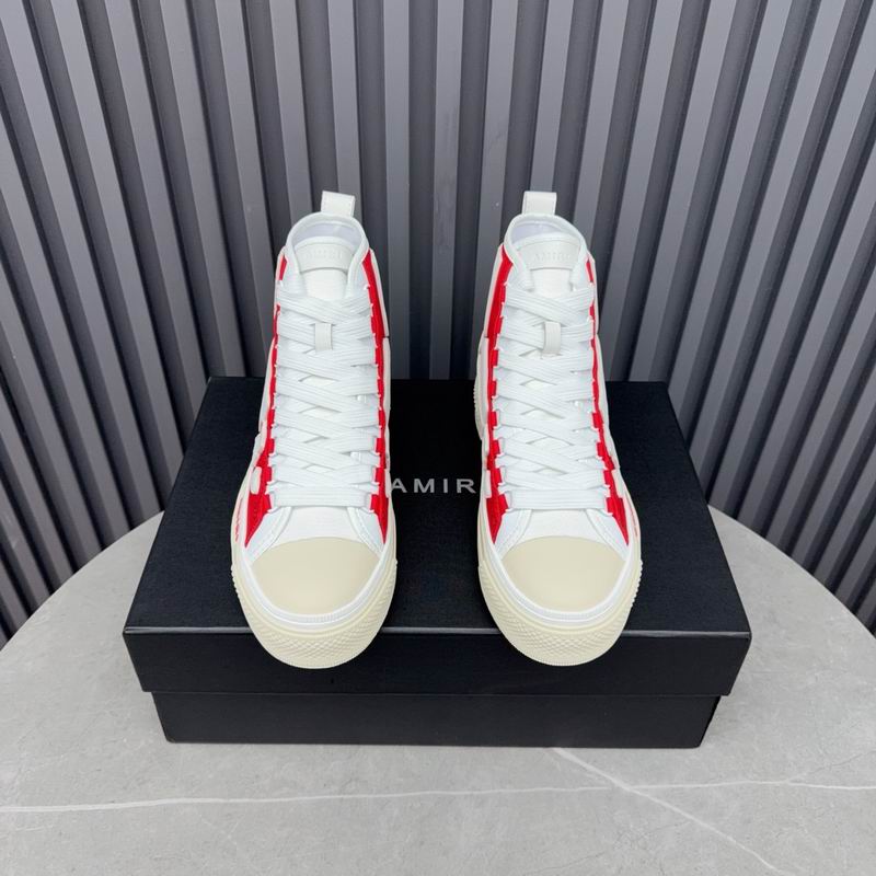 AMIRI Red Bones High-Top Sneakers