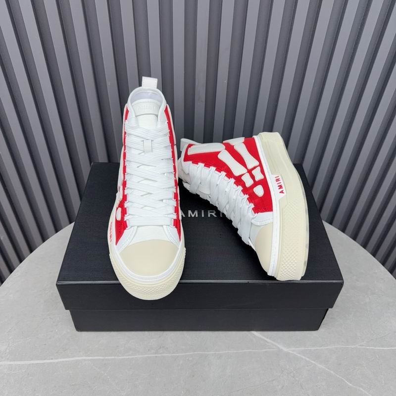 AMIRI Red Bones High-Top Sneakers