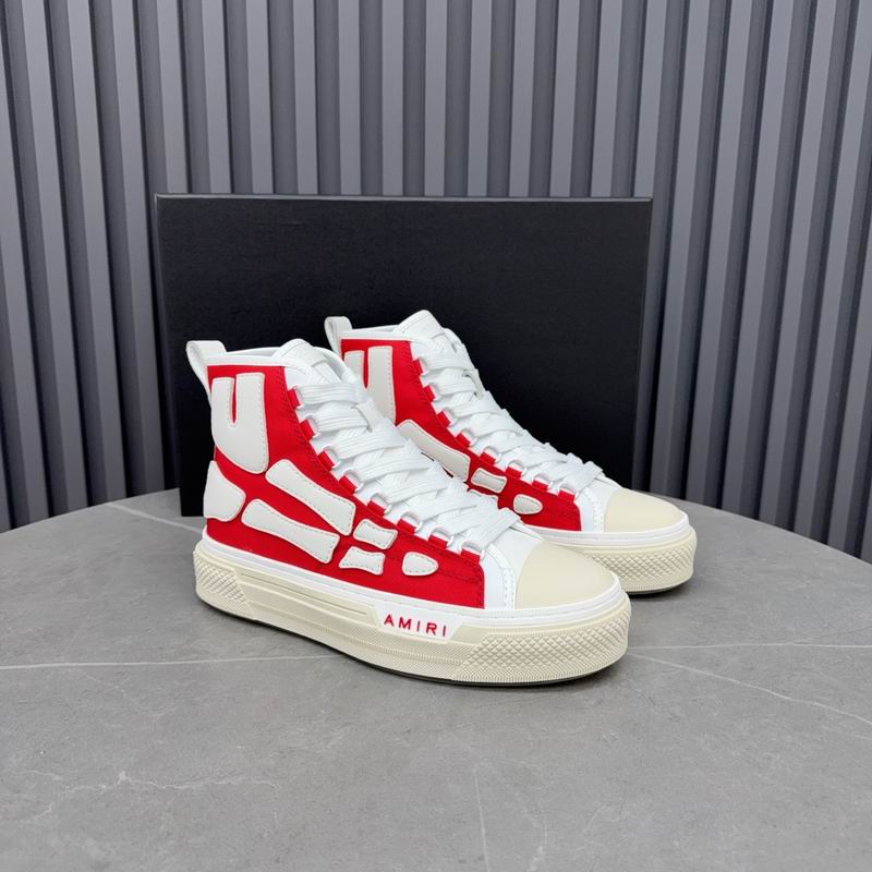 AMIRI Red Bones High-Top Sneakers