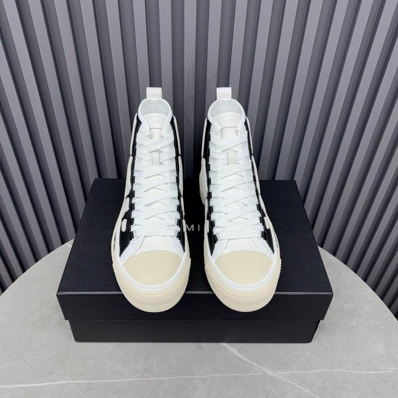 AMIRI Black Bones High-Top Sneakers