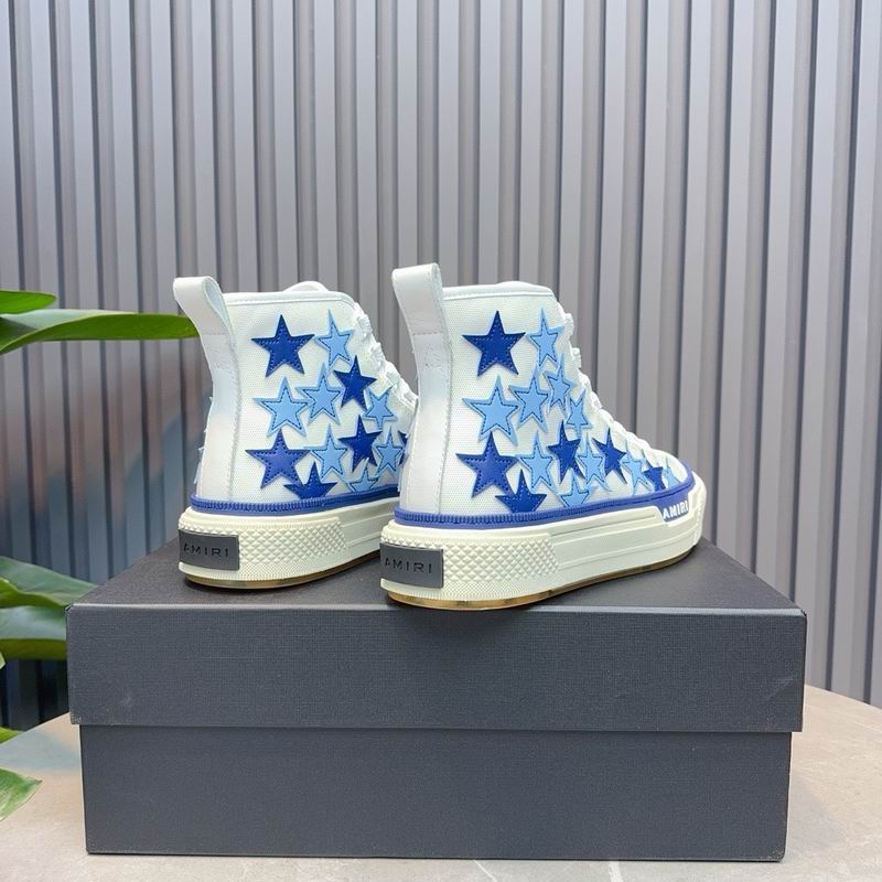 AMIRI Blue Stars High-Top Sneakers