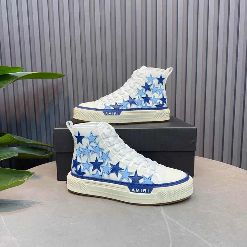 AMIRI Blue Stars High-Top Sneakers
