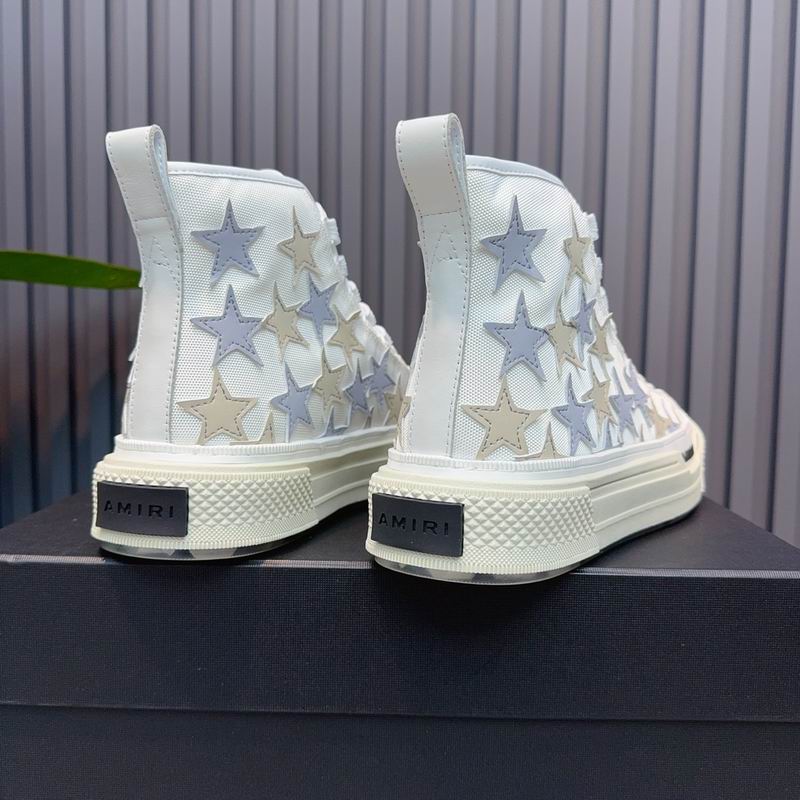 AMIRI White Star High-Top Sneakers