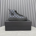 AMIRI Black MA Monogram High-Top Sneakers