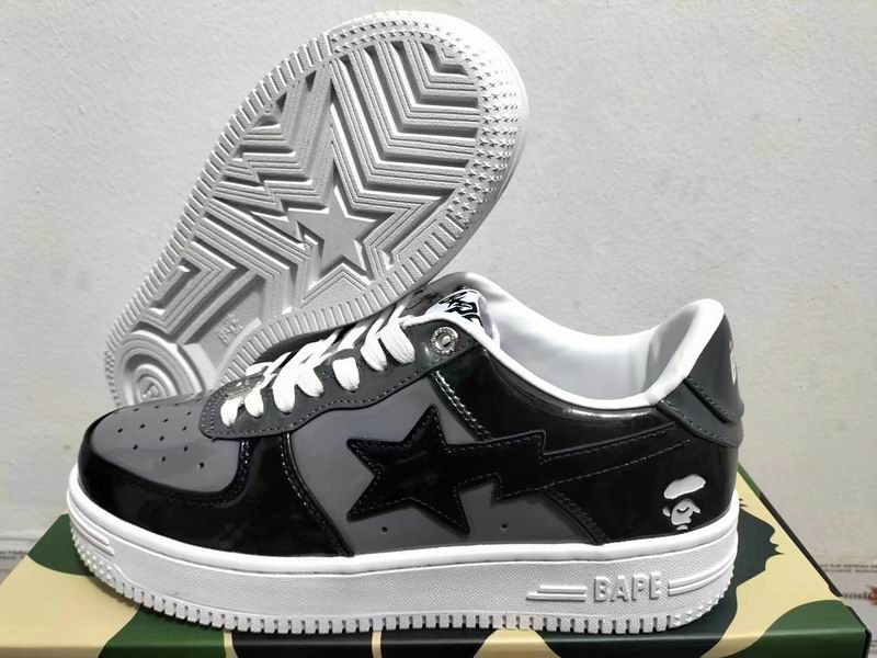 BAPE STA - Black, Grey & White