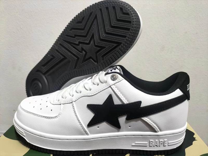 BAPE STA - White & Black