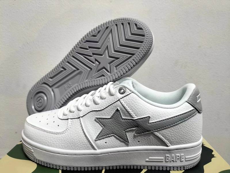 BAPE STA - White & Grey