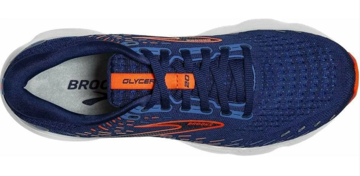 Brooks Glycerin 20 Men's Running Shoes - Blue/Orange