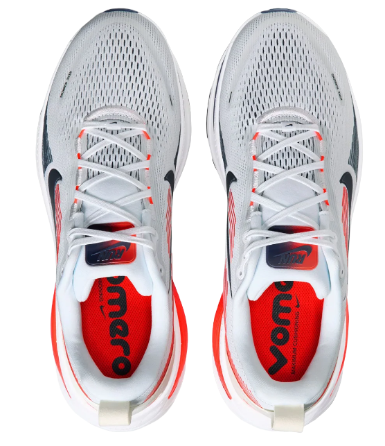 Nike Vomero 18 - White, Navy & Orange