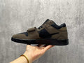 Jordan Brown & Black Strap Sneakers with Reverse Swoosh