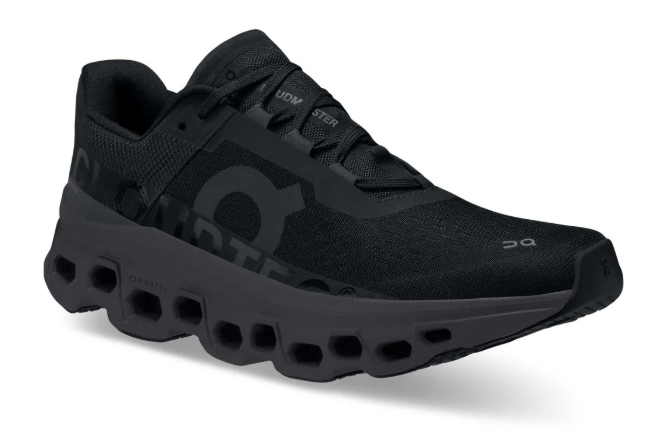 On Women's Cloudmonster - Black & Magnet