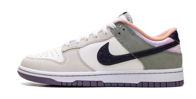 Nike Dunk Low NOLA - White/Grey/Purple